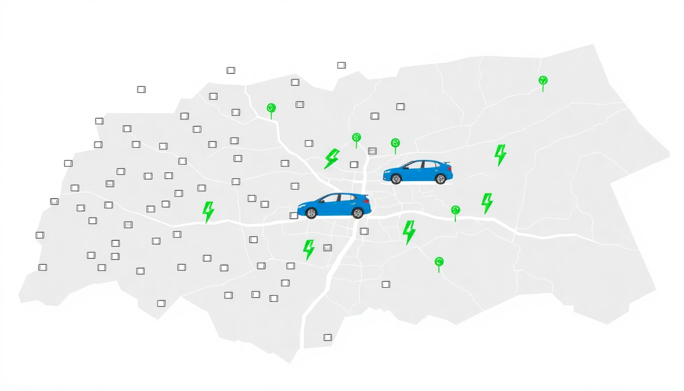 울산 350kW 초급속 11기 중 개방 9기가 언양휴게소와 울주휴게소에 몰리고 도심에는 260kW 태화강역 E-pit가 최고 출력인 울산 급속 충전 거점 분포 비교 일러스트